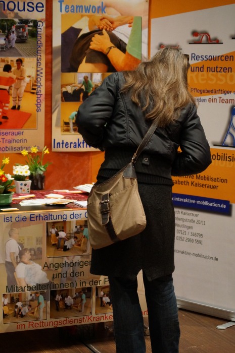 Elisabeth Kaiserauer auf der Gründermesse in Reutlingen